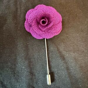 Men’s Purple Flower Lapel Pin. Gently Used
